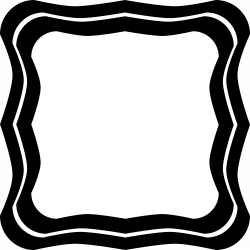 Clipart - Square Squiggled Frame