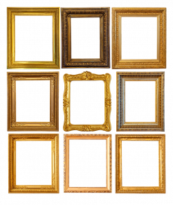 Picture Frames Stock photography Clip art - frame gold 907*1077 ...