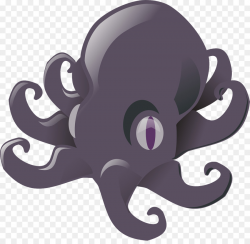 Octopus Cartoon clipart - Octopus, Squid, Purple ...