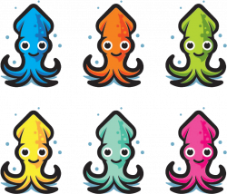 Squid Clipart Deep Sea Creature , Transparent Cartoon - Jing.fm