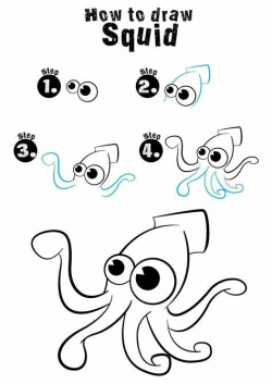 Squid Clipart easy draw 12 - 474 X 670 Free Clip Art stock ...