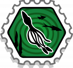 Squid Spotter stamp | Club Penguin Wiki | FANDOM powered by Wikia