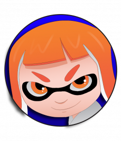 Squid Girl from Splatoon on a 2.25