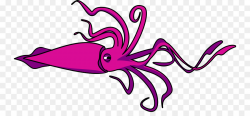 Pink Flower Cartoon clipart - Squid, Octopus, Pink ...