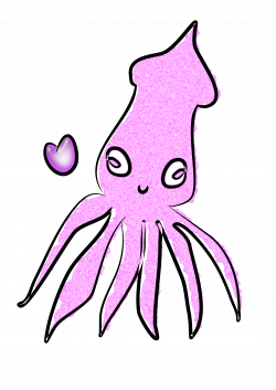 Clipart - Loving Squid