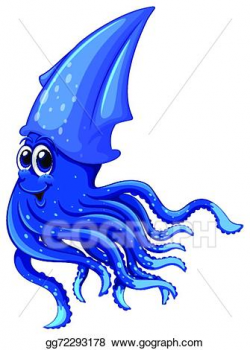 Vector Art - Squid. Clipart Drawing gg72293178 - GoGraph