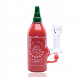 Empire Glassworks Sriracha Bottle Dab Rig – Brothers with Glass