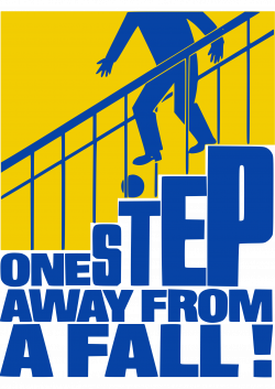 Clipart - One Step from a Fall