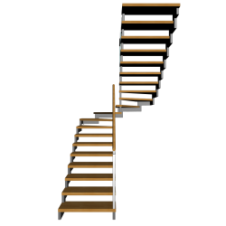 Half landing stairs - Design and Decorate Your Room in 3D