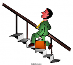 Staircase climbing Man Clipart Image | Daily Cliparts