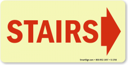 Stairway Signs | Stairway Identification Signs | MyDoorSign
