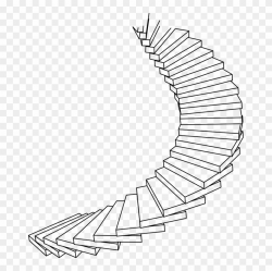 Stairs Clipart Spiral Staircase - Spiral Stair Clipart Png ...