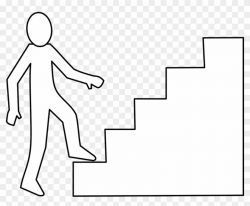 Download Stairs Outline Clipart Staircases Clip Art - Stair ...