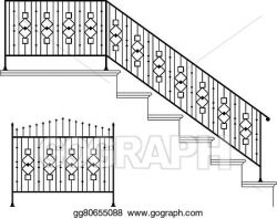 Stairs Clipart stair rail 5 - 450 X 357 Free Clip Art stock ...