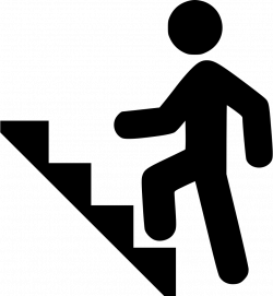 Climbing Stairs Svg Png Icon Free Download (#546516 ...