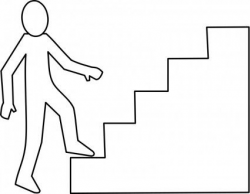 Up Stairs Clipart Black And White | Stair Design throughout ...