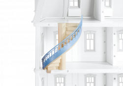 Spiral Staircase for Deluxe Dollhouse (5303) - 6455 - PLAYMOBIL® Canada