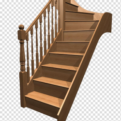 Brown wooden staircase , Stairs Hardwood Stair riser, Retro ...
