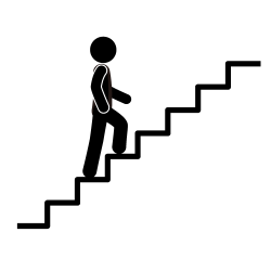 Walking Stairs Clipart