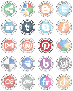 Stamp Social Network V2 - 34 Free Icons, Icon Search Engine