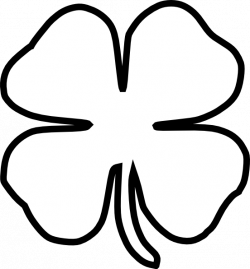 Plain Shamrock Digital Stamp - Clipart library - Clipart library ...