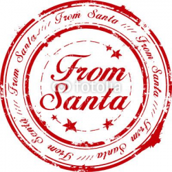 Santa Claus Official Seal | Vector: From Santa stamp | From ...