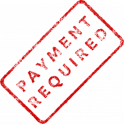 Clipart - Payment Required Business Stamp 2