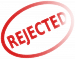Clipart - Rejected stamp