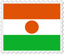 Clipart - Niger flag stamp