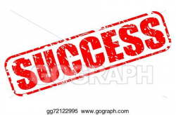 EPS Vector - Success red stamp text. Stock Clipart ...