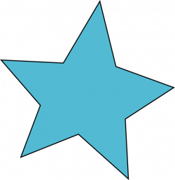 Cute Blue Star Clip Art - Cute Blue Star Image
