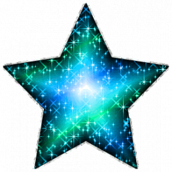Green Glitter Star Clipart