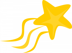 Gold Shooting Star Clipart