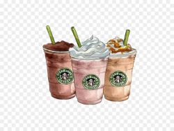 Coffee Drawing Starbucks Frappuccino Clip art - Starbucks ice cream ...
