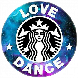 lovedance starbucks logo edit galaxy...