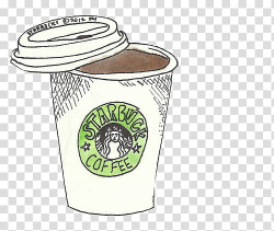 Overlays, Starbucks Coffee cup illustration transparent ...
