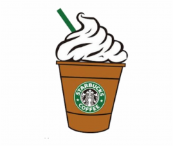 Clip Black And White Overlays Huge - Starbucks Drinks ...