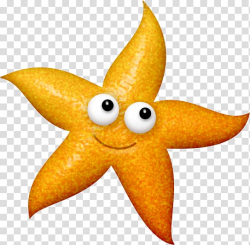 Orange star with face , Starfish Sea Drawing , Golden ...