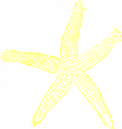 Maehr Yellow Starfish Clip Art at Clker.com - vector clip ...