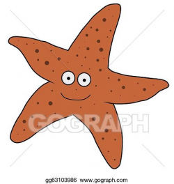 Stock Illustration - Starfish. Clipart Drawing gg63103986 ...