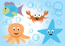FREE STARFISH CLIPART FOR KIDS | Sea Life Vector Cartoons ...