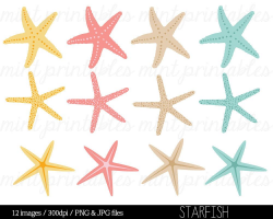 Starfish Clipart Clip Art, Summer Holiday Clipart, Beach ...