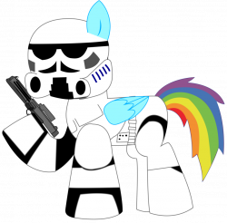 Rainbow Dash as A Stormtrooper in star wars by EJLightning007arts on ...