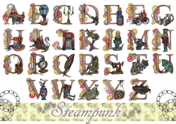 Free Steampunk Cliparts Letters, Download Free Clip Art ...