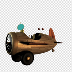 Airplane Aircraft Steampunk , old car transparent background ...
