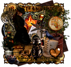 Free steampunk scrap kit (legit!)... | SCRAPKITS | Pinterest | Scrap ...
