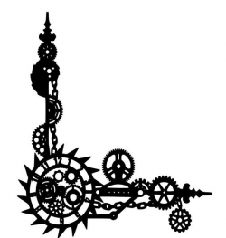 Steampunk style svg file, Gears and Steampunk Clockwork style svg file, for  cricut and cameo and more