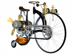Steampunk Bike 03 PNG Stock by Roy3D on DeviantArt
