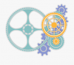 Transparent Gear Colorful - Free Gear Wheel Clipart #539589 ...