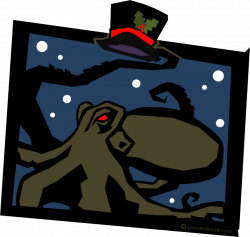 Happy Holipus - The illustration for Liverandmonk.com Holiday cards ...